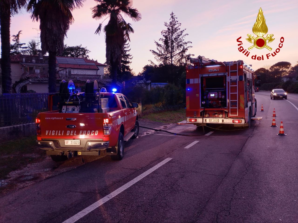Immagine per Ustionato a causa del ritorno di fiamma, paura a Monfalcone